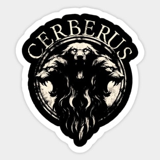 Cerberus: 3-Headed Threat Sticker